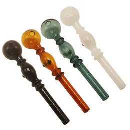 New Design Glass Bongs Hookah Halloween 3D Eyes Smoking Water Pipes Showerhead Perc Recycler Dab Rigs Beaker Bong with Glass Oil Burner Pipe