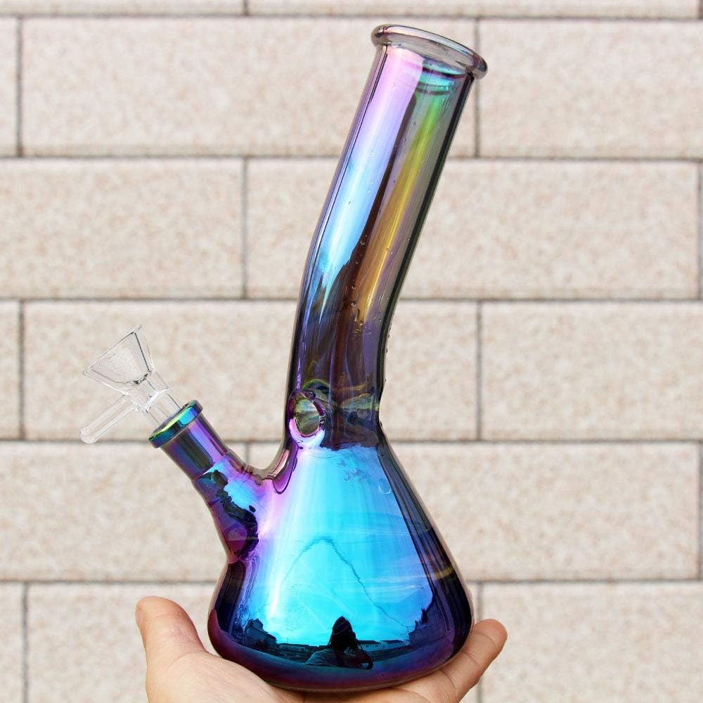 Glas Bong,Wasserbongs Kopf 14.4mm schliff 21cm 300g Percolator Bong siebe tabakpfeife wasserpfeife Pfeife Bong Shisha