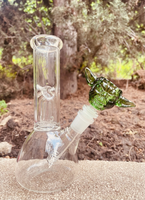 14mm- Primium Bowl Thick Glass Yoda Shape Bowl Head Holder