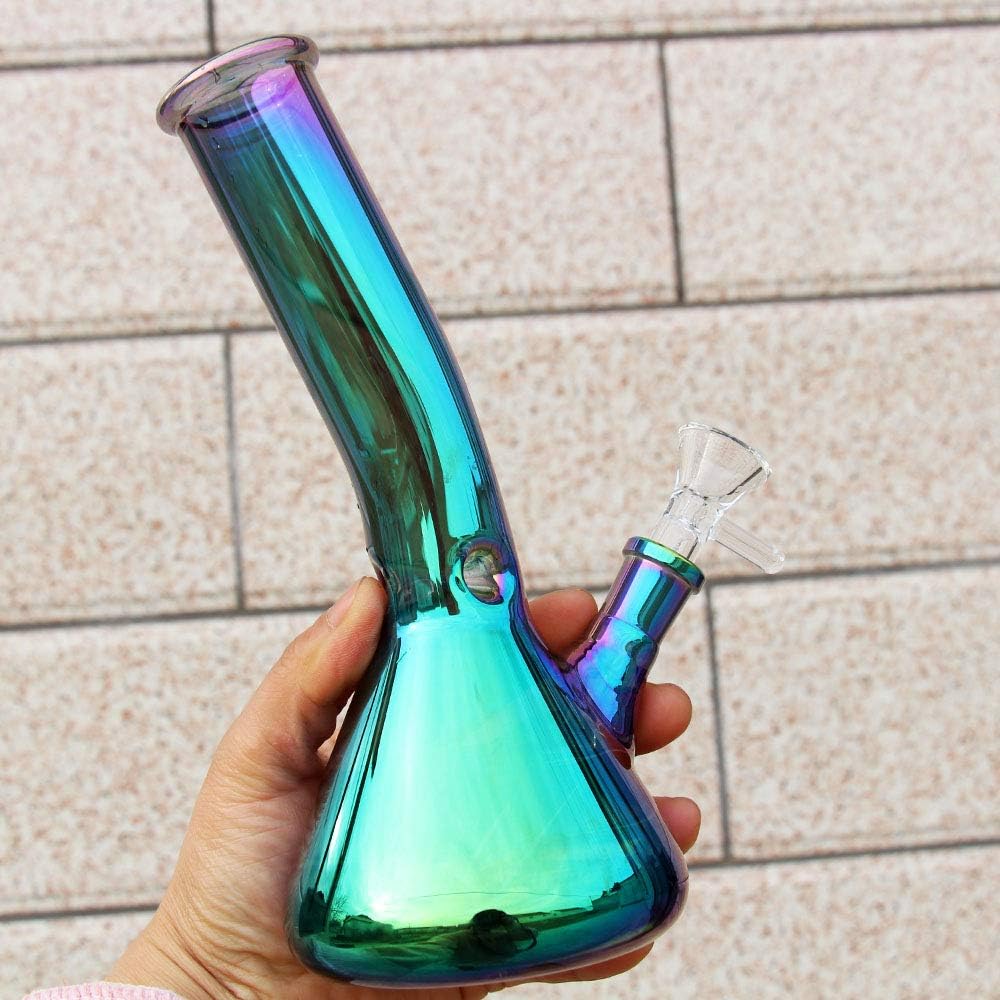 Glas Bong,Wasserbongs Kopf 14.4mm schliff 21cm 300g Percolator Bong siebe tabakpfeife wasserpfeife Pfeife Bong Shisha