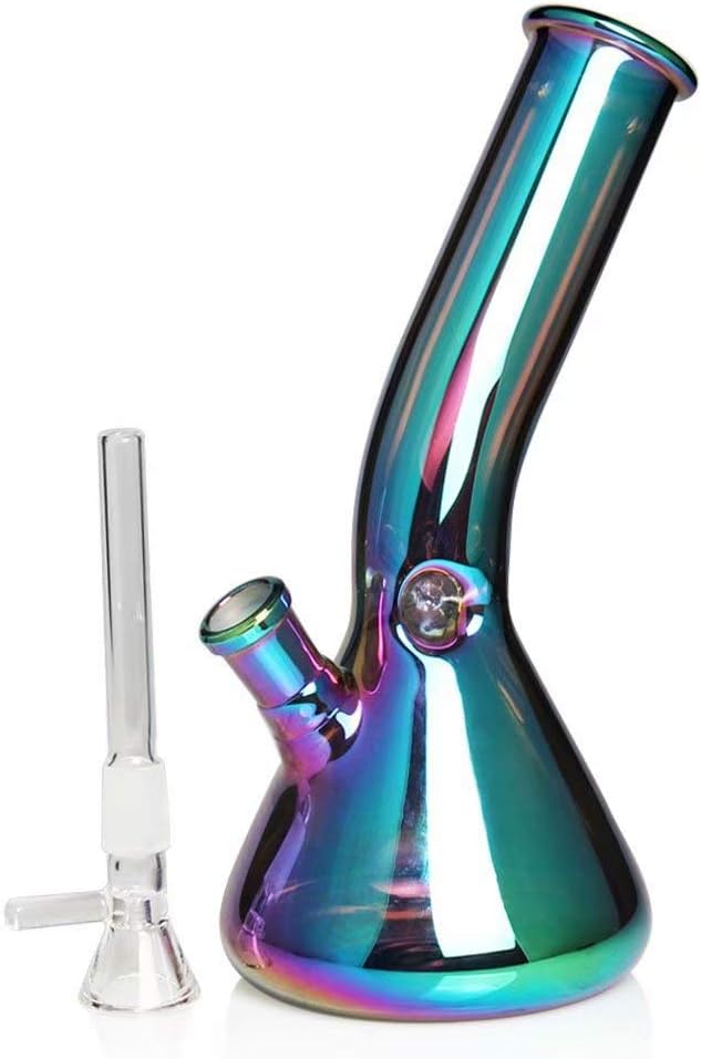 Glas Bong,Wasserbongs Kopf 14.4mm schliff 21cm 300g Percolator Bong siebe tabakpfeife wasserpfeife Pfeife Bong Shisha