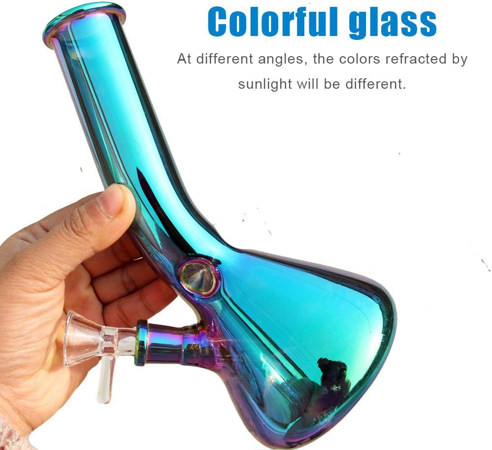Glas Bong,Wasserbongs Kopf 14.4mm schliff 21cm 300g Percolator Bong siebe tabakpfeife wasserpfeife Pfeife Bong Shisha