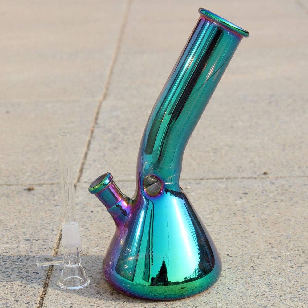 Glas Bong,Wasserbongs Kopf 14.4mm schliff 21cm 300g Percolator Bong siebe tabakpfeife wasserpfeife Pfeife Bong Shisha